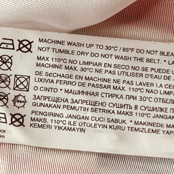 MNG by Mango Stripe Mini Sun Dress Size L Elastic Waist Lined - Picture 10 of 11